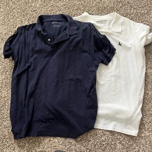 Men’s Eddie Bauer Polo blue and navy (x2)